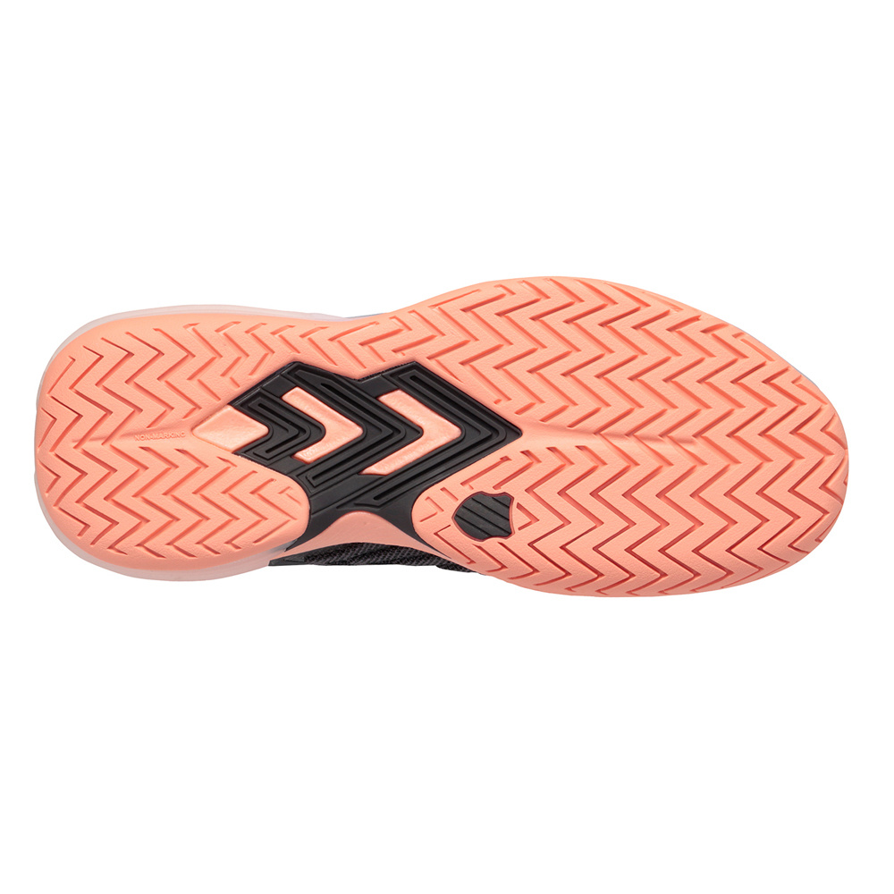 KSwiss Ultrashot 3 Women's Tennis Shoe Asphalt/Peach Amber/White
