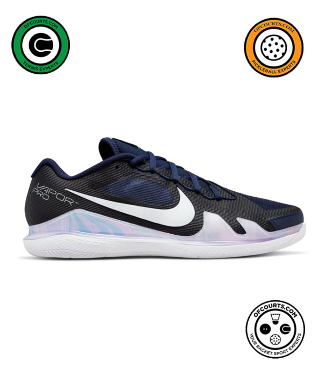 NIke Court Air Zoom Vapor Pro Men's Tennis Shoes - Midnight Navy / White