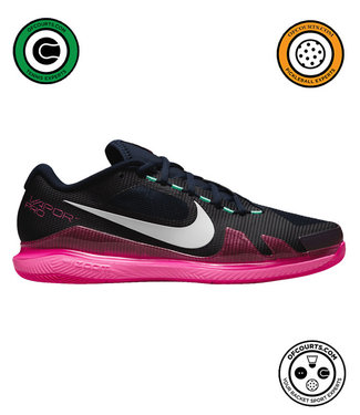 NIke Court Air Zoom Vapor Pro Men's Tennis Shoe - Obsidian/White/Pink