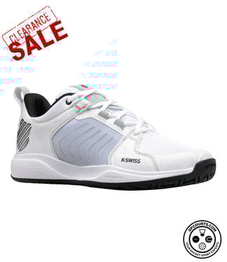 K-Swiss Ultrashot Team Men's Tennis Shoe - White/Black