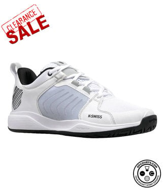 K-Swiss Ultrashot Team Men's Tennis Shoe - White/Black