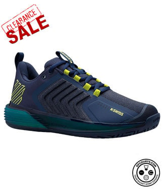 K-Swiss Ultrashot 3 Mens Tennis Shoe - MoonlitOcean/Love Bird