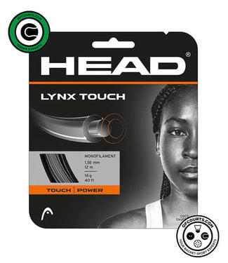 Head Lynx Touch 16 Tennis String - Black