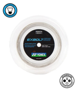 Yonex Exbolt 65 Badminton String Reel - White