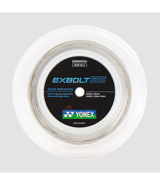 Yonex Exbolt 65 Badminton String Reel - White