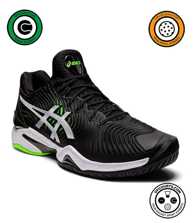 Asics Court FF 2 Men's Tennis Shoe - Black/Green Gecko