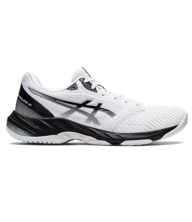 Asics Netburner Ballistic FF 3 Men's Indoor Shoe - White/Black