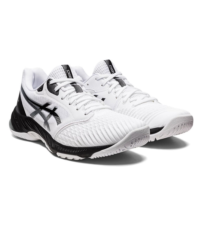 Asics Netburner Ballistic FF 3 Men's Indoor Shoe - White/Black