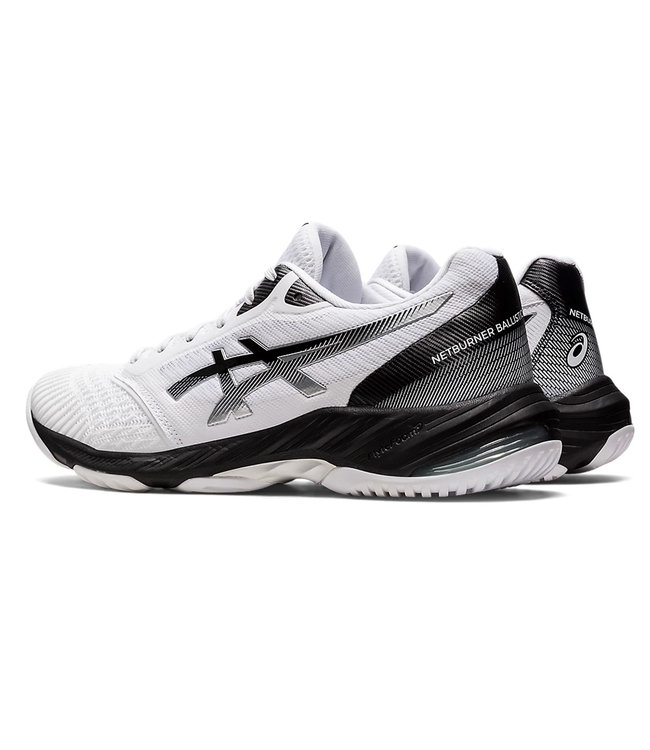 Asics Netburner Ballistic FF 3 Men's Indoor Shoe - White/Black