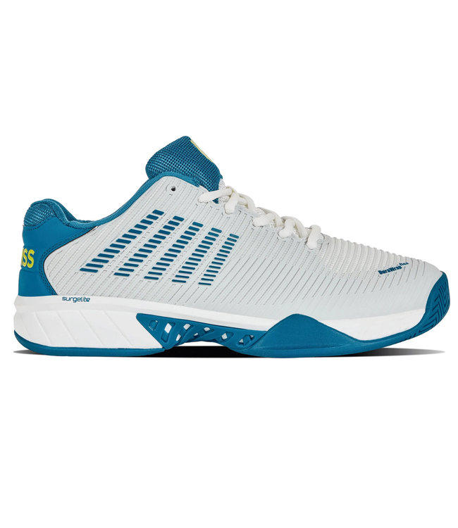 K-Swiss Hypercourt Express 2 Men's Tennis Shoe - White/Primrose