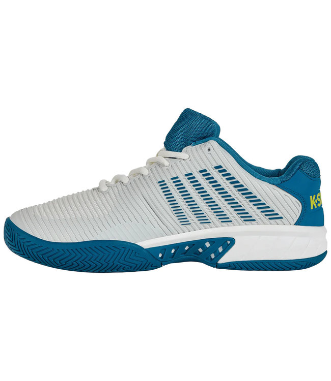 K-Swiss Hypercourt Express 2 Men's Tennis Shoe - White/Primrose