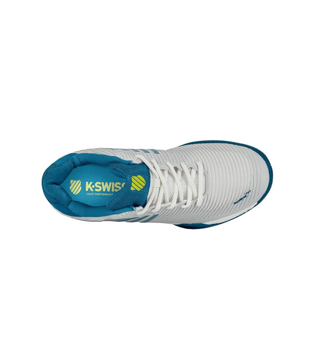 K-Swiss Hypercourt Express 2 Men's Tennis Shoe - White/Primrose