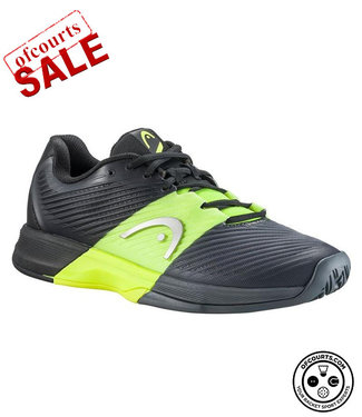 Head Revolt Pro 4.0 Men's Tennis Shoe - Black/Yellow