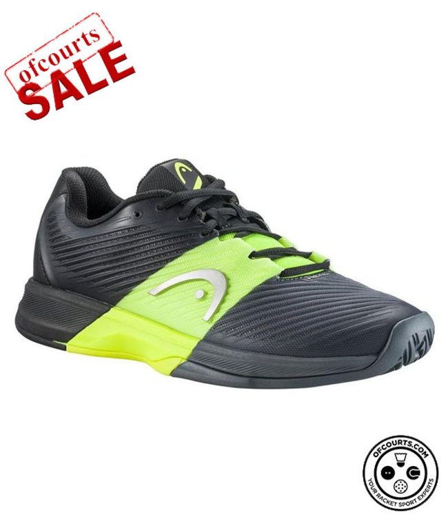 Head Revolt Pro 4.0 Men's Tennis Shoe - Black/Yellow