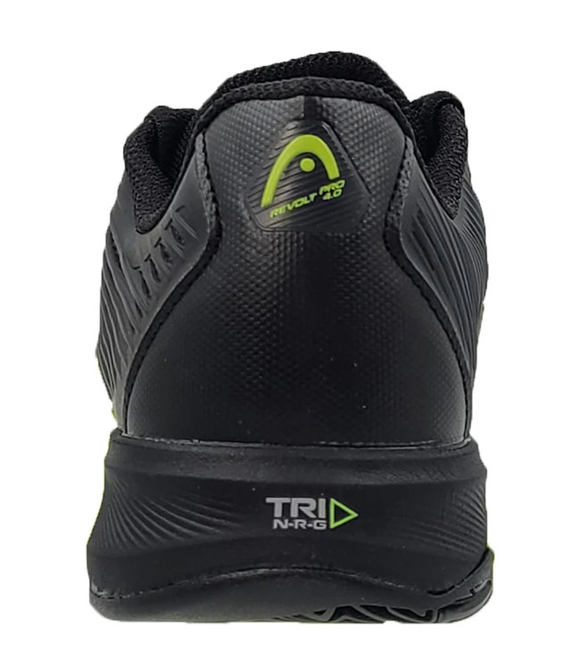Head Revolt Pro 4.0 Men's Tennis Shoe - Black/Yellow @ Lowest Price