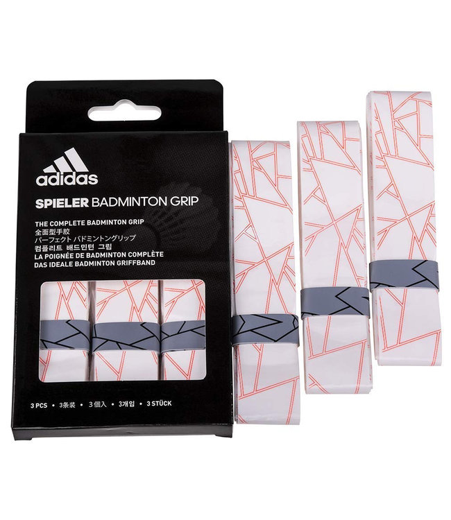adidas Spieler Badminton Grip - White/Orange