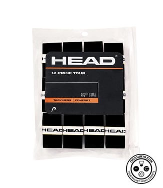 Head Prime Tour Overgrip 12 Pack - Black