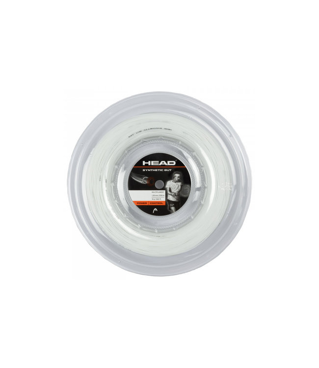 Head Synthetic Gut 16 Tennis String Reel - White