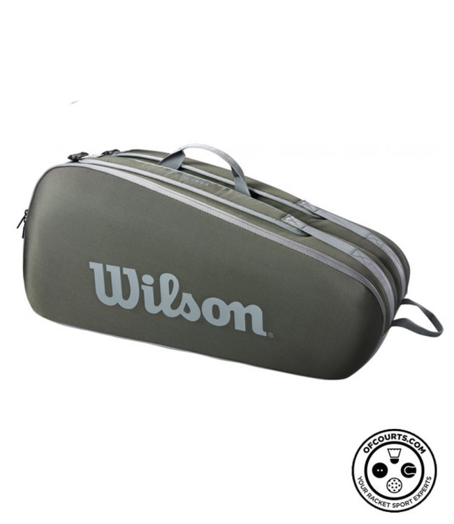 Wilson Tour 6 Pack Tennis Bag - Dark Green