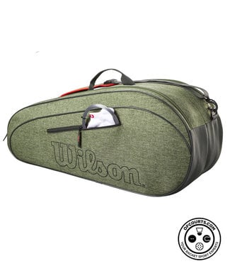 Wilson Team 6 Pack Tennis Bag - Heather Green