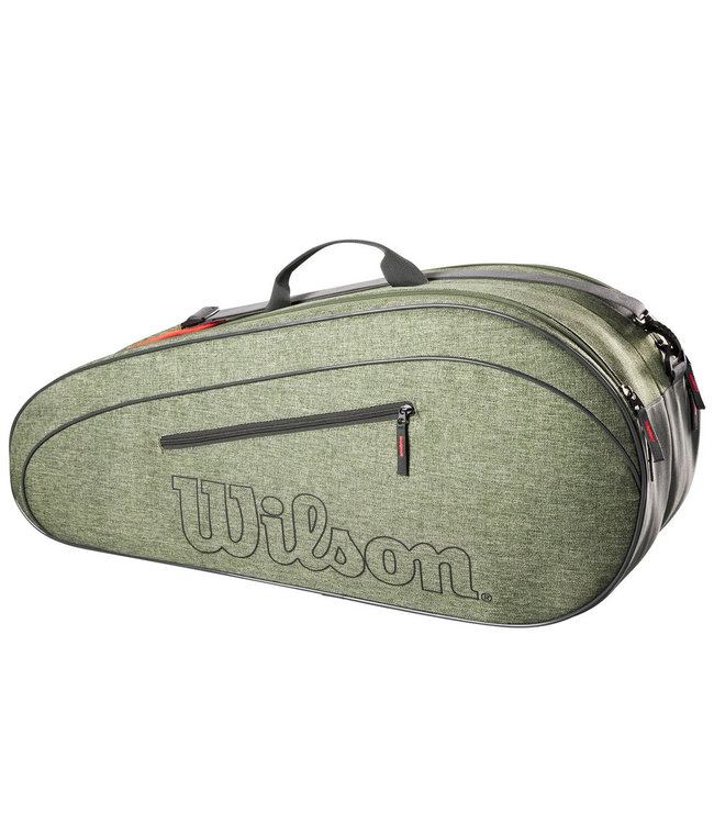 Wilson Team 6 Pack Tennis Bag - Heather Green
