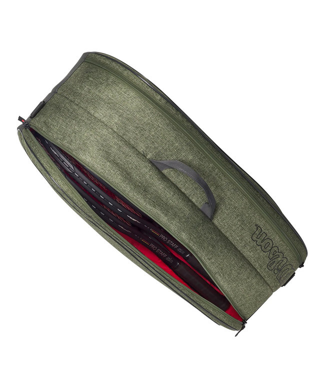 Wilson Team 6 Pack Tennis Bag - Heather Green