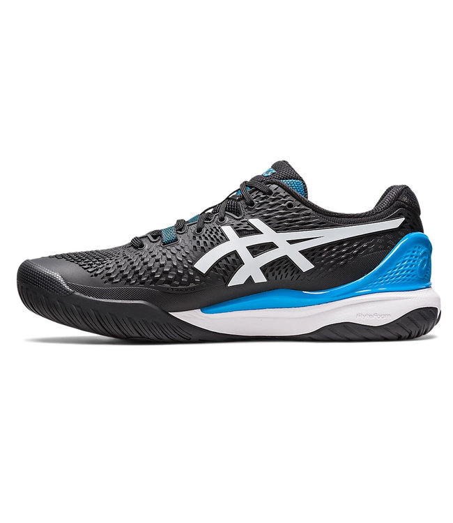 Asics Gel Resolution 9 Men's Tennis Shoe - Black/White