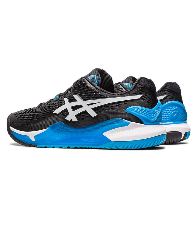Asics Gel Resolution 9 Men's Tennis Shoe - Black/White