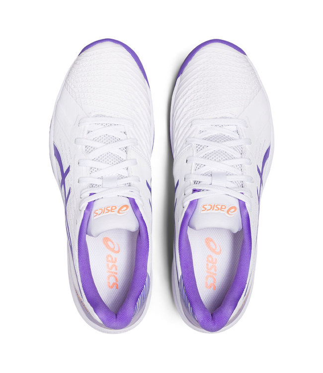 Asics Solution Swift FF Women's  Tennis Shoe - White/Amethyst