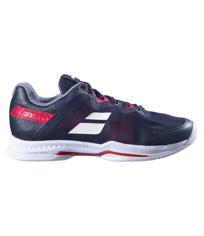 Babolat SFX3 All Court Men's Tennis Shoe - Black/Red