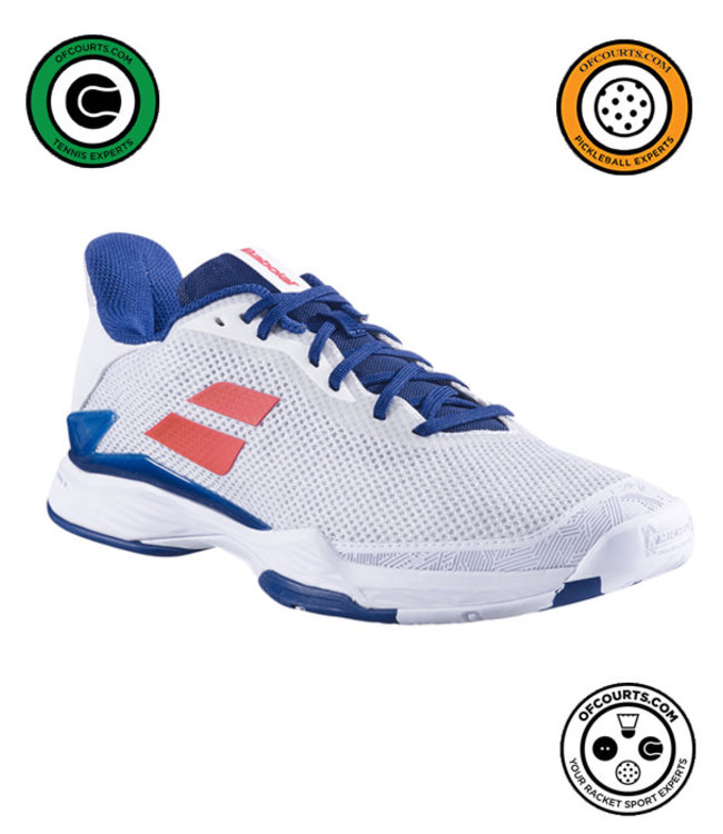 Babolat Jet Tere Mens Tennis Shoe - White/Blue