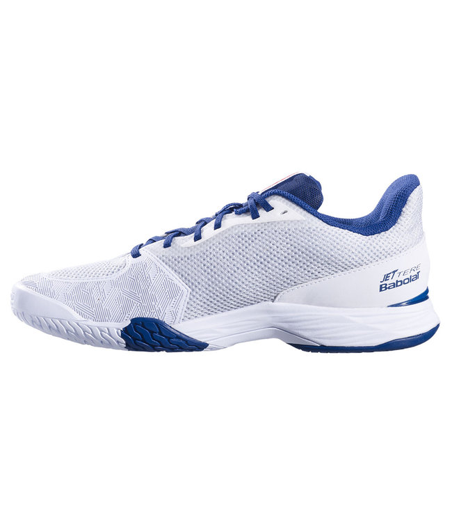 Babolat Jet Tere Mens Tennis Shoe - White/Blue