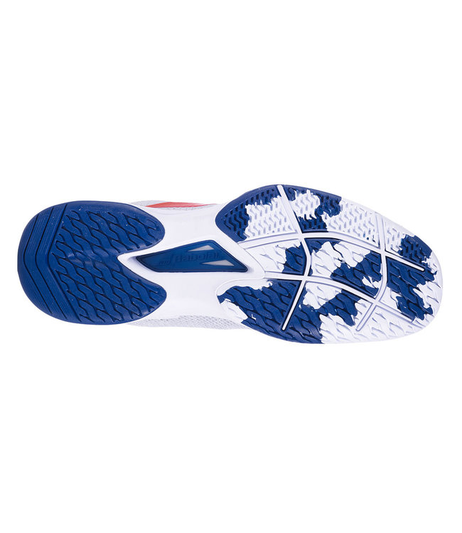 Babolat Jet Tere Mens Tennis Shoe - White/Blue @ Lowest Price