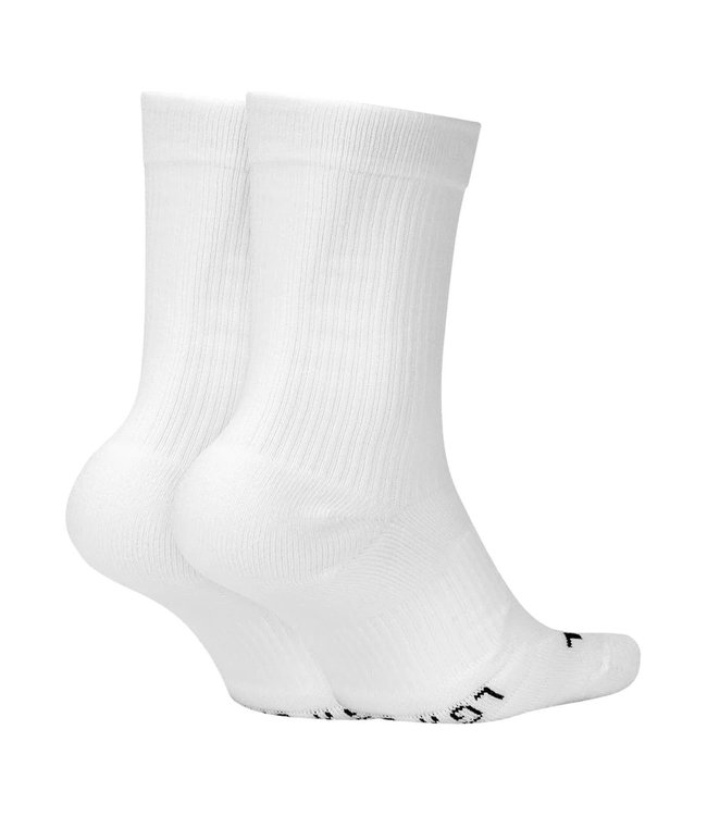 NIke Court Multiplier Cushioned Crew Socks - White