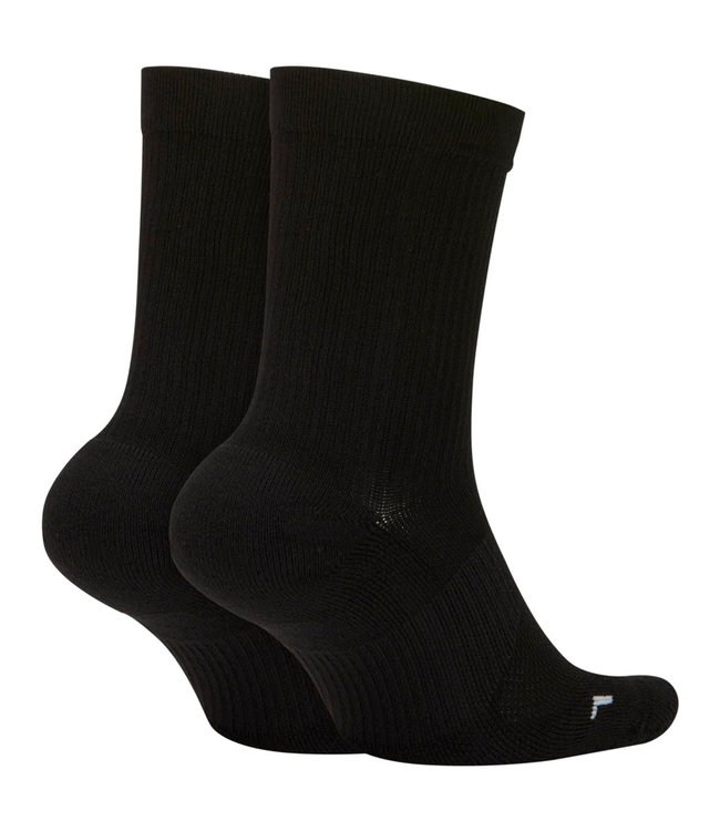 NIke Court Multiplier Cushioned Crew Socks - Black