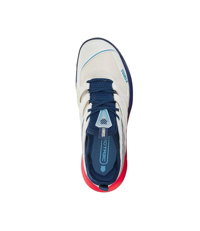 K-Swiss Speedtrac Men's Tennis Shoe - White/Blue Opal / Lollipop