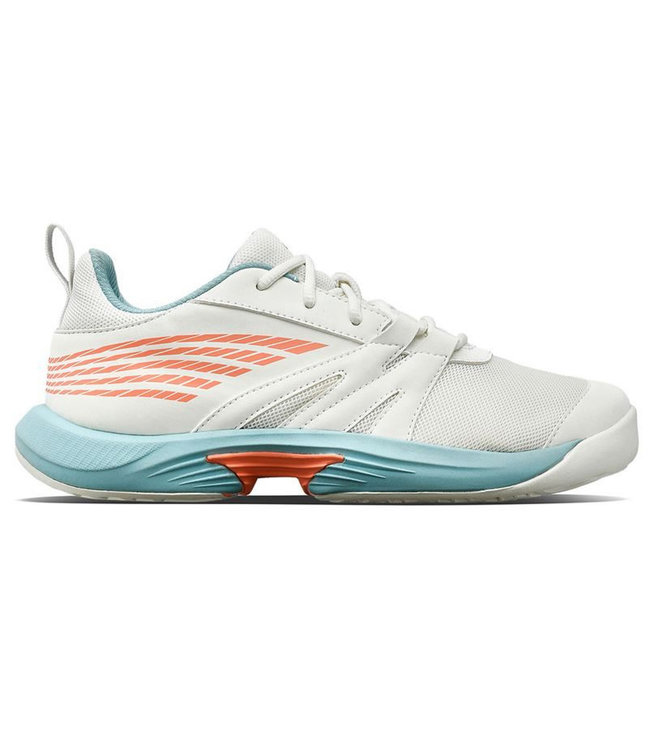 K-Swiss Speedtrac Junior Tennis Shoe - White / Nile Blue
