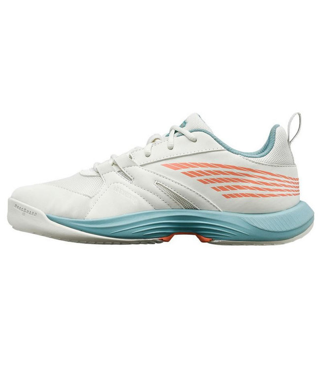 K-Swiss Speedtrac Junior Tennis Shoe - White / Nile Blue