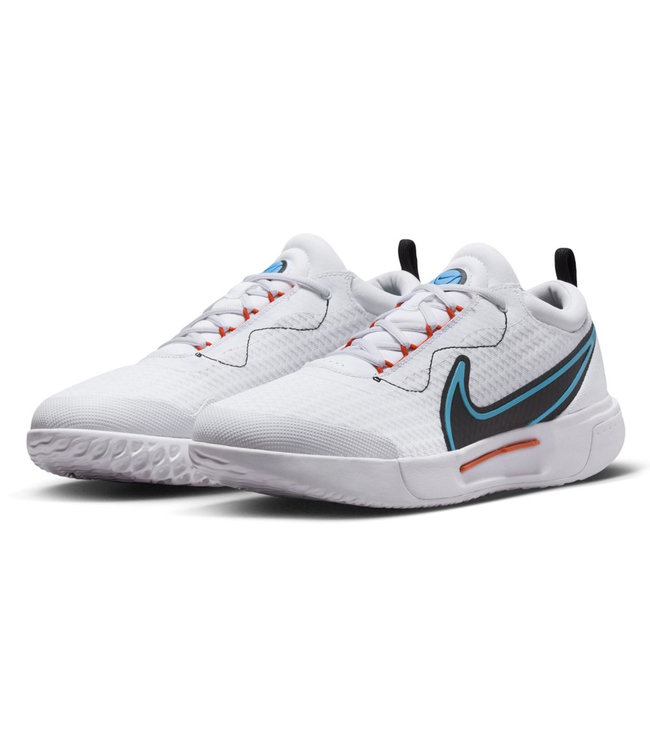 NIke Court Air Zoom Vapor Pro HC Men's Tennis Shoe - White/Black/Blue