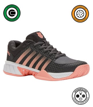 K-Swiss Express Light Pickleball Women's Shoe - Gray/Peach