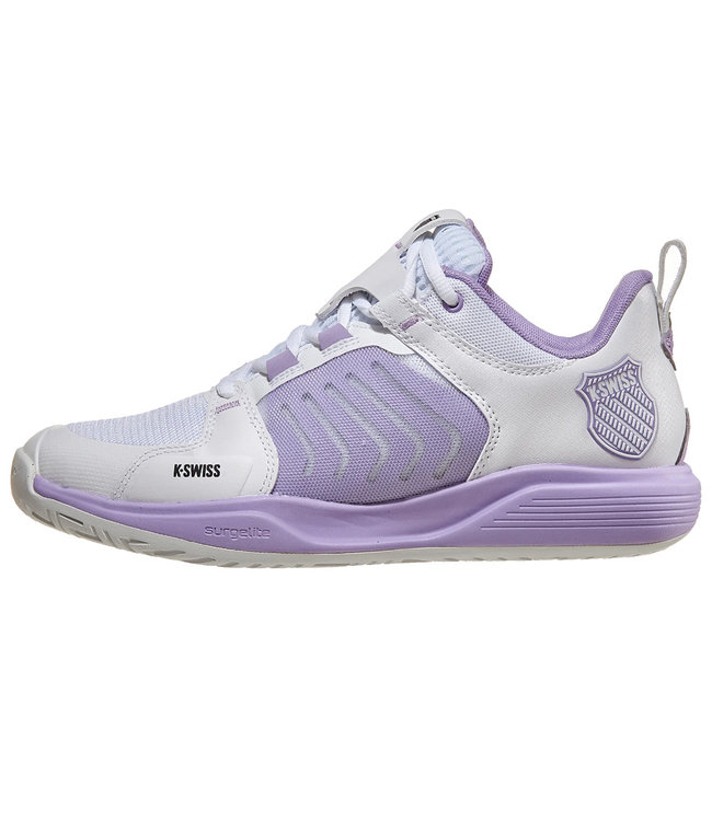 K-Swiss Ultrashot Team Women's Shoe- White/Purple