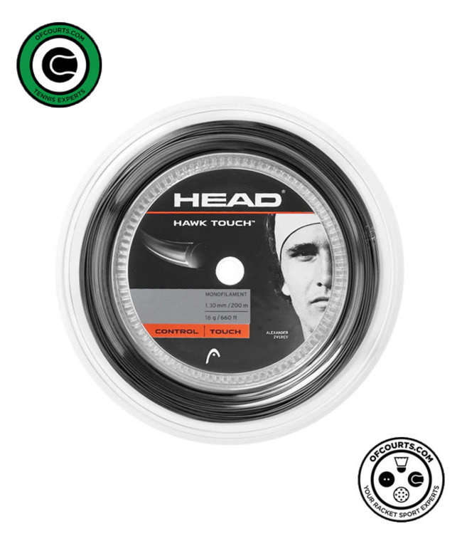 Head Hawk Touch 16/1.30 Tennis String Reel - Anthracite