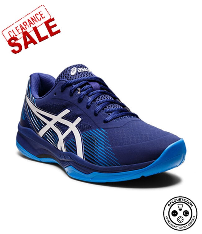 bespotten Precies Dek de tafel Asics GEL-GAME 8 Men's Tennis Shoe - Blue/White - Of Courts