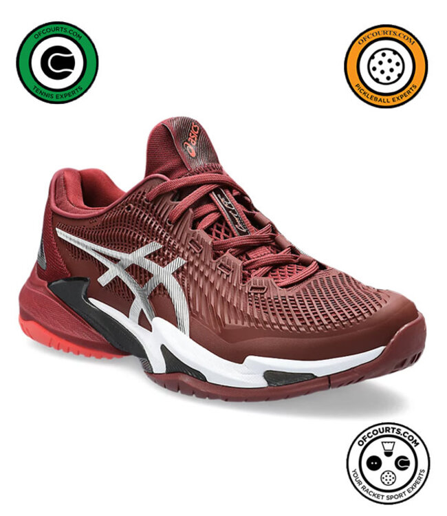 Asics Court FF 3 Men's Tennis Shoe - Antique Red/White - Of Courts