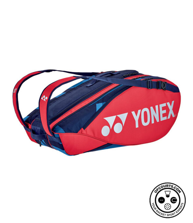 Yonex 92229 Pro 9 Racket Bag - Scarlet