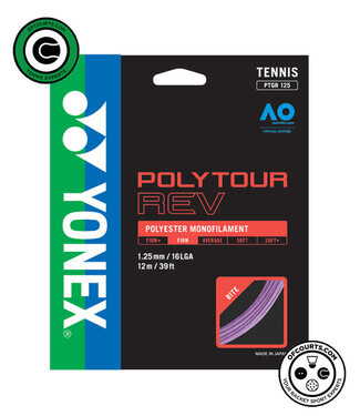 Yonex Polytour REV 125 Tennis Strings - Purple