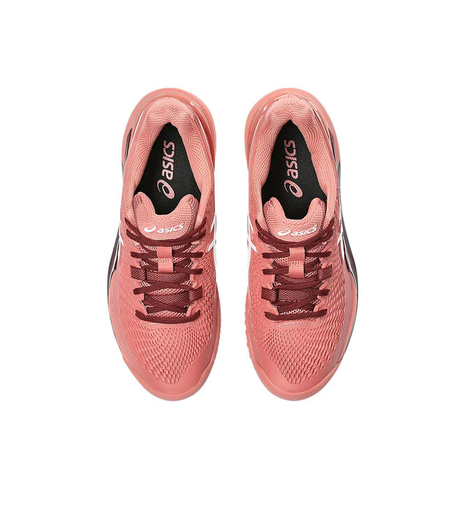 Asics Gel Resolution 9 Clay Women's Tennis Shoe - Light Garnet @ Lowest Price