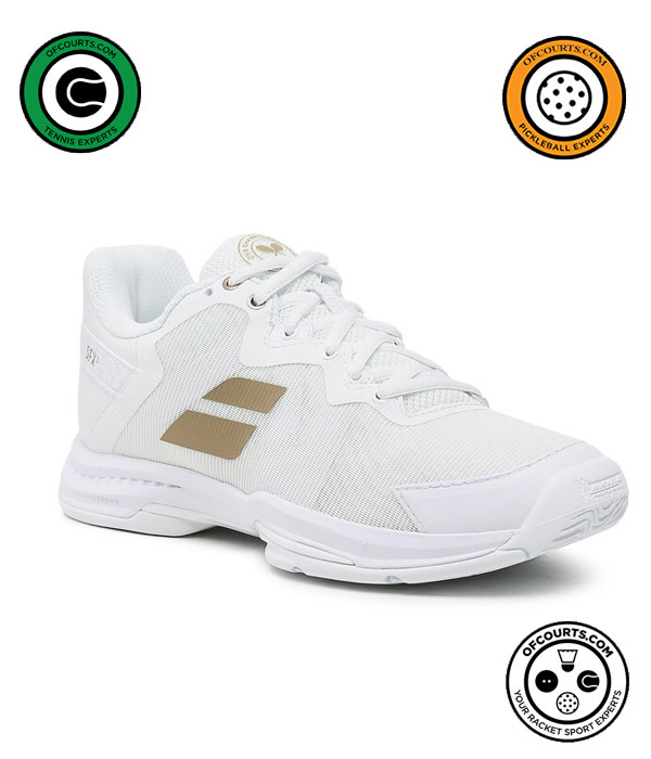 Babolat SFX3 AC Wimbledon Women s Shoes White Gold Of Courts