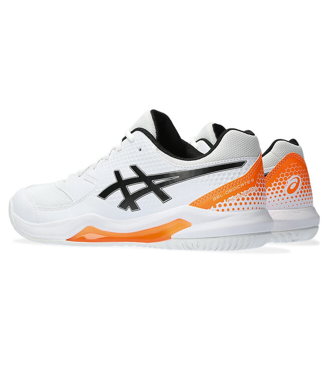 Asics Gel Dedicate 8 Pickleball Men's - White/Orange