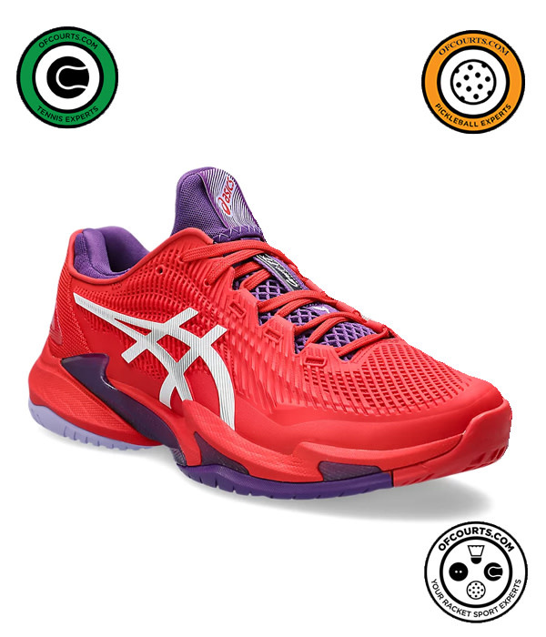 Asics Court FF 3 Novak Men s Tennis Shoe Classic Red White Of Courts